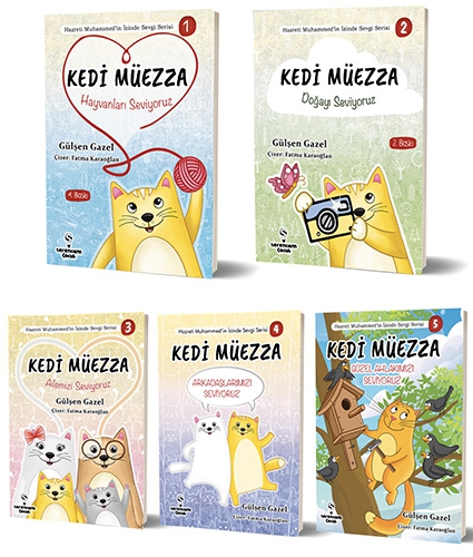 Kedi Müezza Serisi (5 Kitap) - Gülşen Gazel