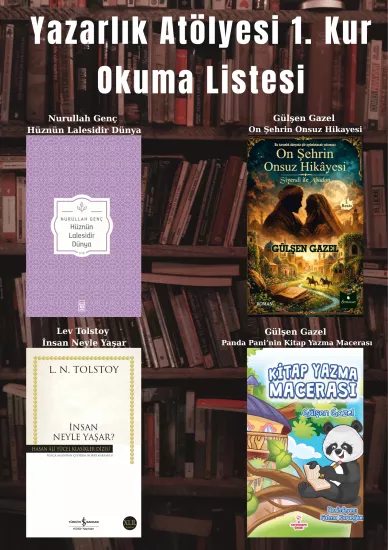 Yazarlık Atölyesi 1. Kur Okuma Listesi